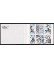 F-EX43475 SWEDEN SVERIGE SUEDE MNH 1989 BOOKLED POLAR FAUNA PHOCA PENGUIN BIRD.