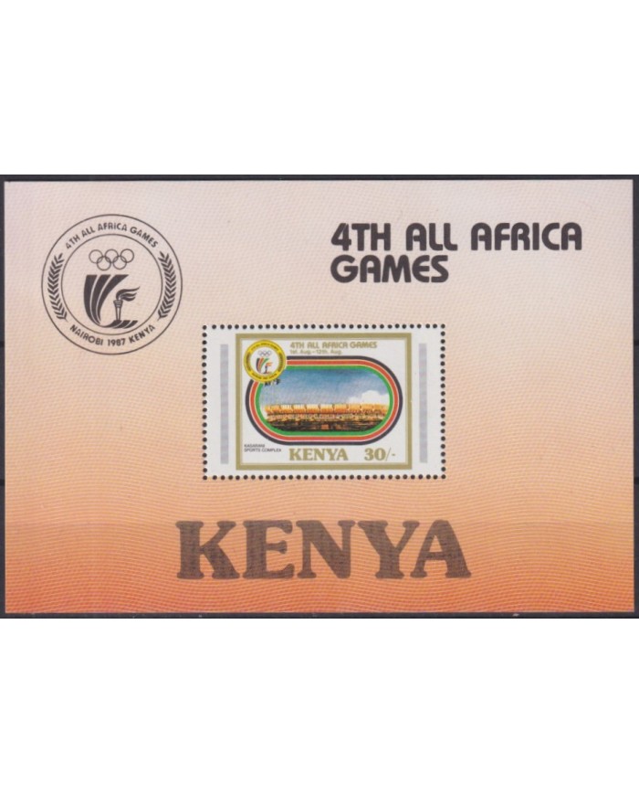 F-EX42898 KENYA MNH 1987 AFRICA GAMES NAIROBI.