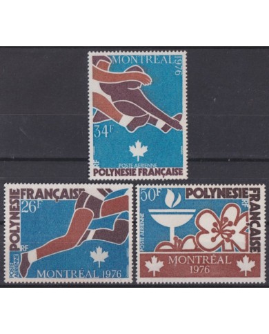 F-EX42987 POLINESIE POLYNESIE MNH 1976 MONTREAL OLYMPIC GAMES ATHLETISM.