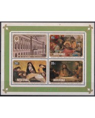 F-EX42790 AITUTAKI MNH 1978 CHRISTMAS EASTER NAVIDAD LOUVRE ART REMBRANDT MARTINI.