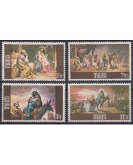 F-EX42919 MALTA MNH 1979 MILIED CHRISTMAS EASTER NAVIDAD ART PAINTING.