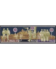 F-EX42930 MALTA MNH 1969 MILIED CHRISTMAS EASTER NAVIDAD ART PAINTING.