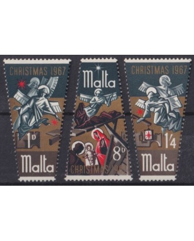 F-EX42927 MALTA MNH 1967 MILIED CHRISTMAS EASTER NAVIDAD ART PAINTING.