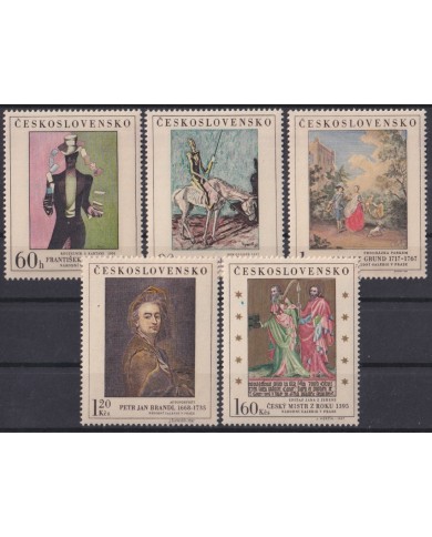 F-EX42838 CZECHOSLOVAKIA MNH 1967 ART PAINTING GALLERY.