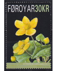 F-EX43510 FOROYAR MNH 2008 ADHESIVE FLORES FLOWER.