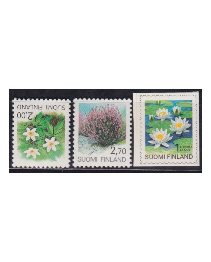 F-EX43509 FINLAND SOUMI MNH 1996 ADHESIVE & PEFORATED FLORES FLOWER.