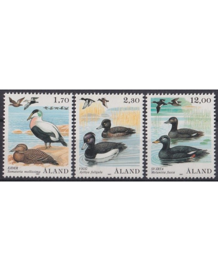 F-EX43288 ALAND FINLAND MNH 1987 AVES BIRD OISEAUX VÖGEL.