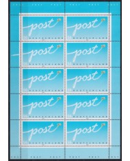 F-EX43702 GERMANY MNH 2002 FLIGHT POST AVION AIRPLANE SHEET.