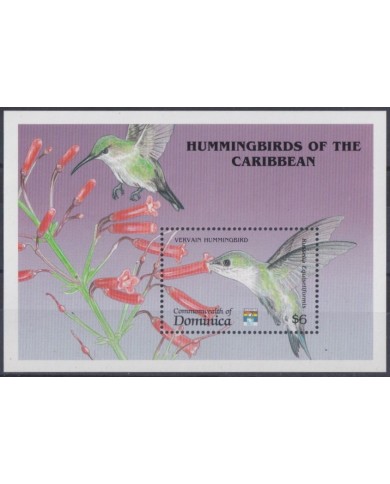 F-EX43955 DOMINICA MNH 1992 AVES HUMMINGBIRD BIRD OISEAUX VÖGEL.