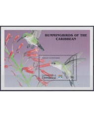 F-EX43955 DOMINICA MNH 1992 AVES HUMMINGBIRD BIRD OISEAUX VÖGEL.
