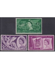 F-EX43676 ENGLAND UK MH 1958 COMMOWEALTH GAMES.