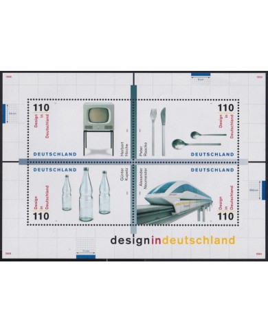 F-EX43936 GERMANY MNH 1999 DESING FAST RAILROAD FERROCARRIL TV.