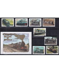 F-EX42574 UGANDA MNH 2000 AFRICAN HISTORIC RAILWAYS RAILROAD FERROCARRIL.