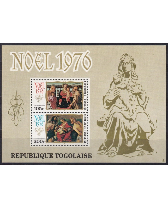F-EX42453 TOGO MNH 1979 CHRISTMAS NAVIDAD ART PAINTING  PONTORMO LOTTO.
