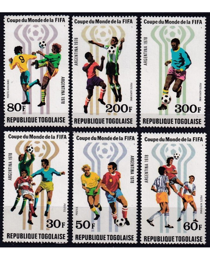 F-EX43060 TOGO MNH 1978 ARGENTINA WORLD SOCCER CUP FOOTBALL.