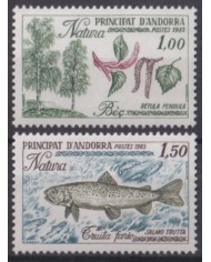 F-EX43296 ANDORRA MNH 1978 MARINE WILDLIFE FISH PECES TREE BOTANICAL.