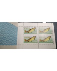 F-EX43542 GERMANY MNH 1987 BOOKLED MARINE WILDLIFE FISH PECES.