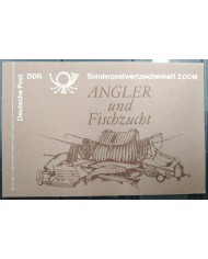 F-EX43542 GERMANY MNH 1987 BOOKLED MARINE WILDLIFE FISH PECES.
