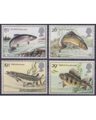 F-EX43405 ENGLAND UK MNH 1980 MARINE WILDLIFE FISH PECES.