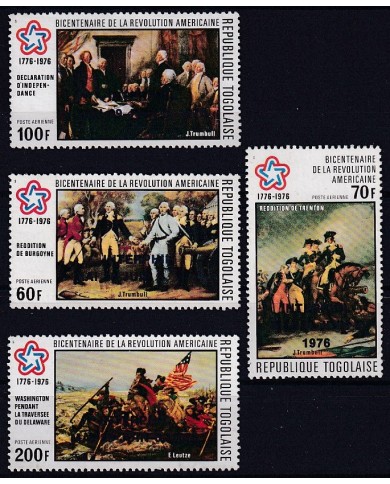 F-EX43062 TOGO MNH 1976 BICENTENARIAL OF AMERICAN REVOLUTION.