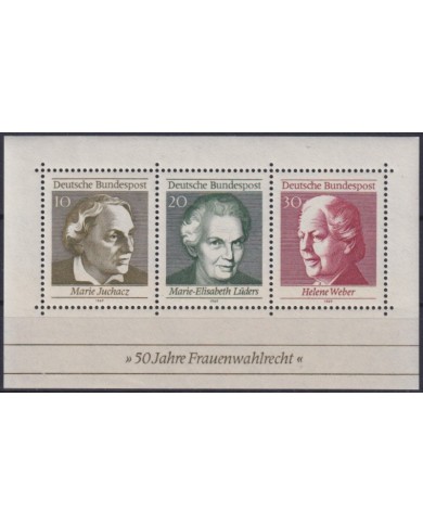 F-EX43938 GERMANY DDR 1969 MNH GREAT WOMAN MARIE JUCHACZ WEBER LÜDER.