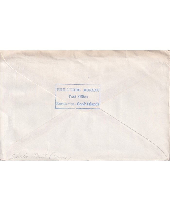 F-EX15927 COOK Is GPO LICENCED EMERGENCY MAIL DELIVERY SERVICE 1971.