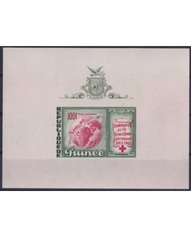 F-EX43971 GUINEE GUINEA 1963 MNH CENTENARY OF RED CROSS.