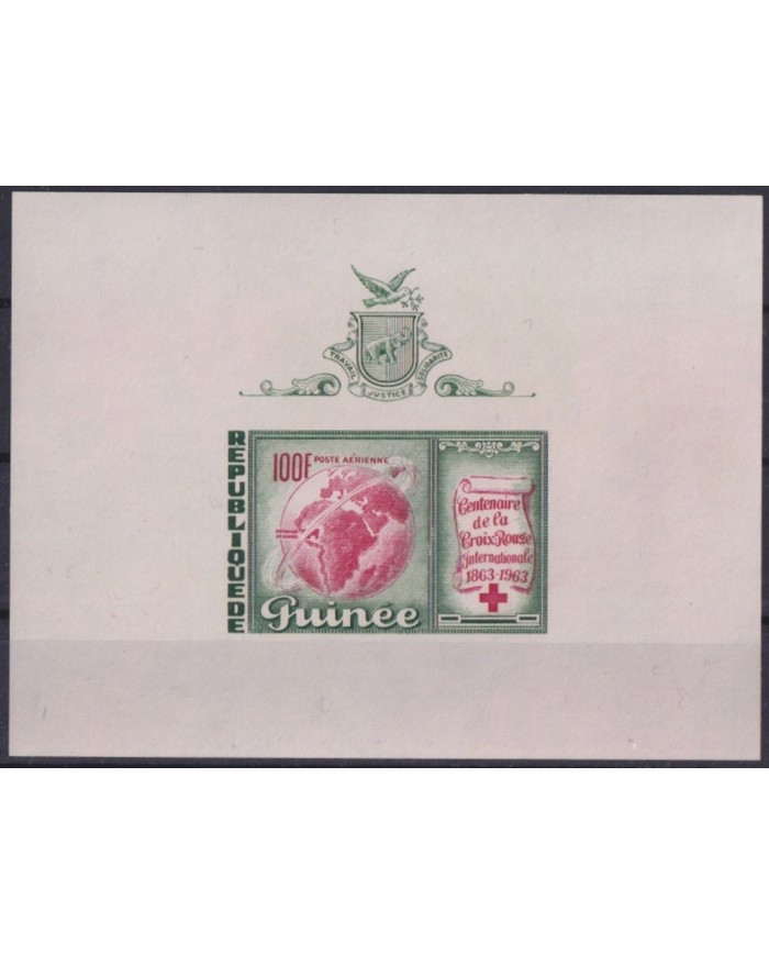 F-EX43971 GUINEE GUINEA 1963 MNH CENTENARY OF RED CROSS.