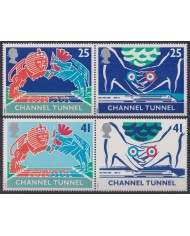 F-EX42619 ENGLAND UK 1994 MNH CHANNEL TUNEL.
