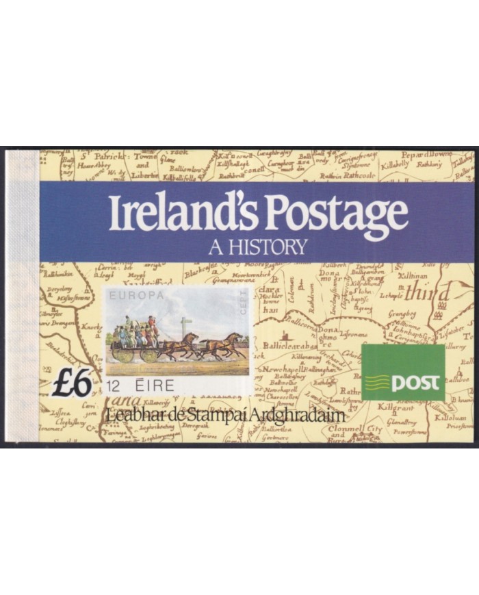 F-EX43720 IRELAND EIRE 1990 MNH BOOKLED POSTAGE STAMPS CENTENARY.