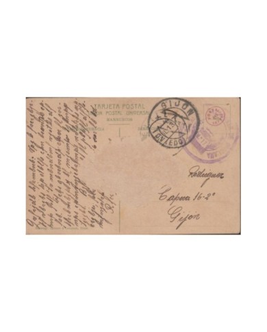F-EX1194 SPAIN ESPAÑA MELILLA MARRUECOS MOROCCO WAR  1913 MILITAR FREE MARK