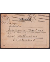 Z358 AUSTRIA 1944 WWII GERMANY FELDPOST WIEN - KULUCBAC.