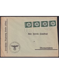 Z379 GERMANY WWII 1943 STADE TO  BREMERVORDE.