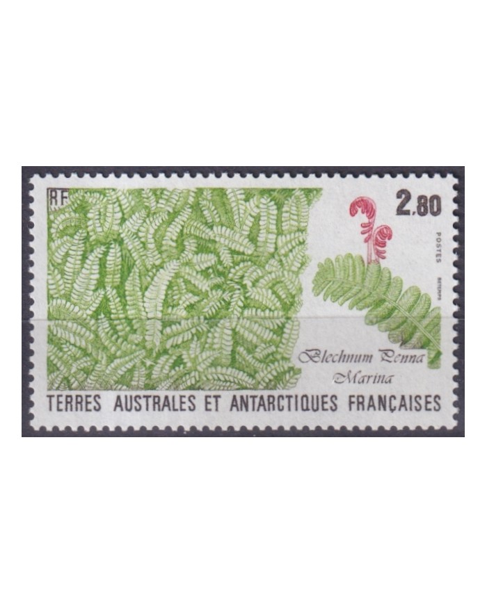 F-EX44391 TAAF POLAR ANTARCTIC MNH 1989 FLORA & FAUNA BLECHNUN PENNA MARINA.