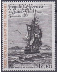 F-EX44395 TAAF POLAR ANTARCTIC MNH 1985 LA NIOVARA SAINT JUST HISTORIC SHIP BARCOS.