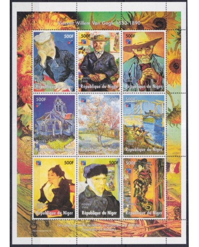 F-EX43749 NIGER MNH 1998 ART PAINTING VINCENT VAN GOGH.