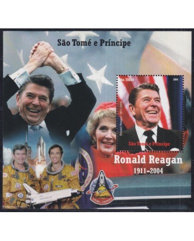 F-EX43773 SAO TOME I PRINCIPE MNH 2005 RONALD REAGAN IN MEMORIAN.