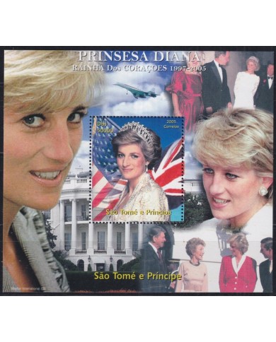 F-EX43776 SAO TOME I PRINCIPE MNH 2005 PRINCESS DIANA DE GALES.