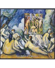 F-EX43777 SAO TOME I PRINCIPE MNH 2005 PAINTING PAUL CEZANNE.