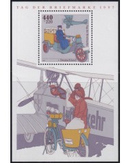 F-EX44282 GERMANY MNH 1997 POSTMAN FLUGPOST AVION AIRPLANE.
