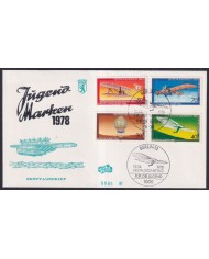 F-EX43533 GERMANY BERLIN MNH 1978 HISTORY OF AVIATION GLOBE AVION AIRPLANE.