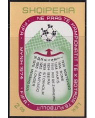 F-EX44268 ALBANIA MNH 1974 FOOTBALL SOCCER CHAMPIONSHIP FIFA.