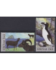 F-EX43337 FAROE FAROYAR MNH 2012 ANNIMALS OF VIKING AGE PENGUINS.
