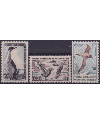 F-EX44030 TAAF POLAR ANTARCTIC MNH 1959 BIRD AVES PAJAROS SKUAN ALBATROS.