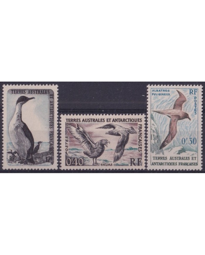 F-EX44030 TAAF POLAR ANTARCTIC MNH 1959 BIRD AVES PAJAROS SKUAN ALBATROS.