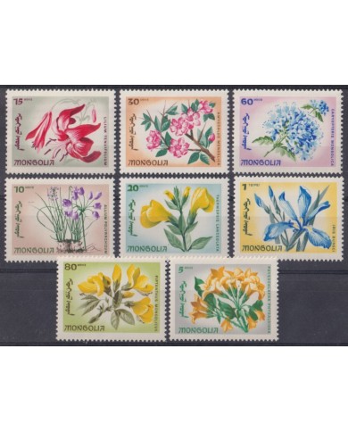 F-EX43545 MONGOLIA MNH 1966 BOTANICAL FLOWER FLORES.