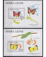 F-EX44021 SIERRA LEONE MNH 1991 INSECT ENTOMOLOGY BUTTERFLIES PAPILLON.