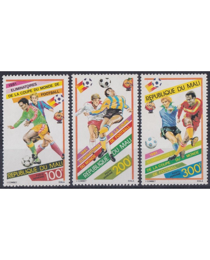 F-EX43637 MALI MNH 1981 WORLD SOCCER FOOTBALL CUP SPAIN.