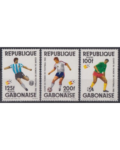 F-EX43548 GABON MNH 1982 WORLD SOCCER FOOTBALL CUP SPAIN.