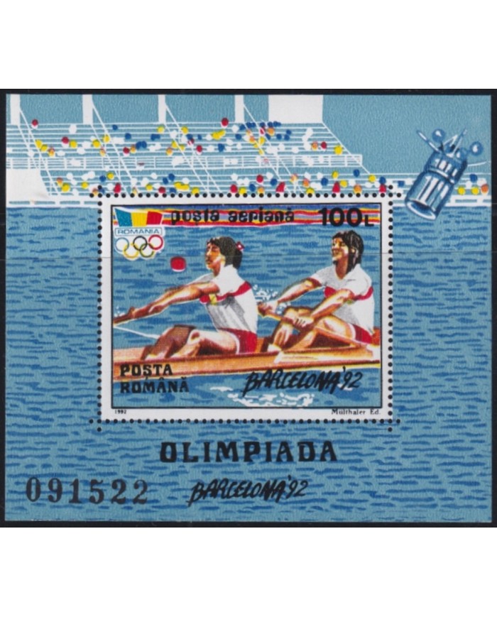F-EX44281 RUMANIA MNH 1992 OLYMPIC GAMES BARCELONA.